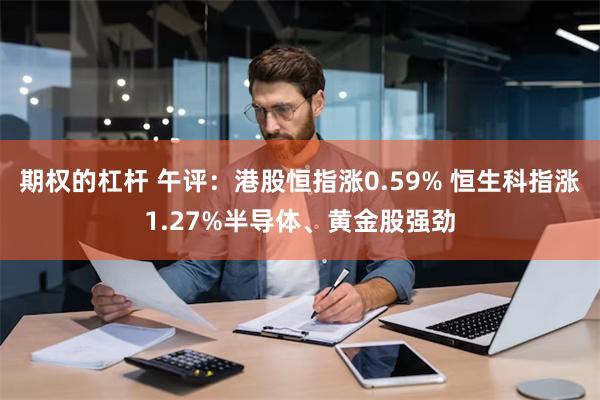 期权的杠杆 午评：港股恒指涨0.59% 恒生科指涨1.27%半导体、黄金股强劲