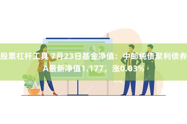 股票杠杆工具 7月23日基金净值：中邮纯债聚利债券A最新净值1.177，涨0.03%