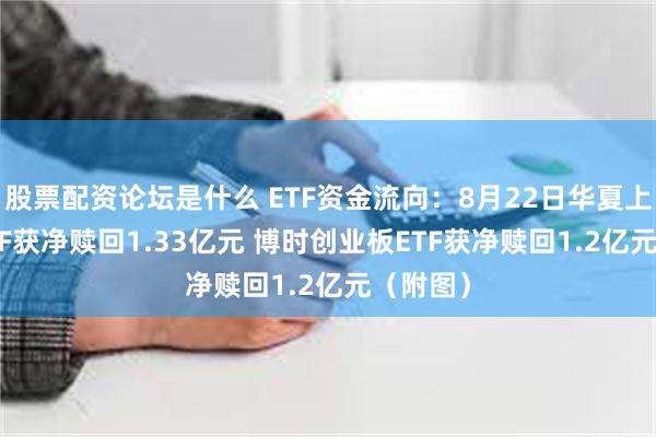 股票配资论坛是什么 ETF资金流向：8月22日华夏上证50ETF获净赎回1.33亿元 博时创业板ETF获净赎回1.2亿元（附图）