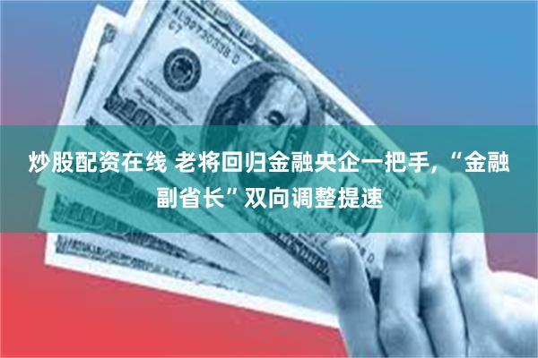 炒股配资在线 老将回归金融央企一把手, “金融副省长”双向调整提速