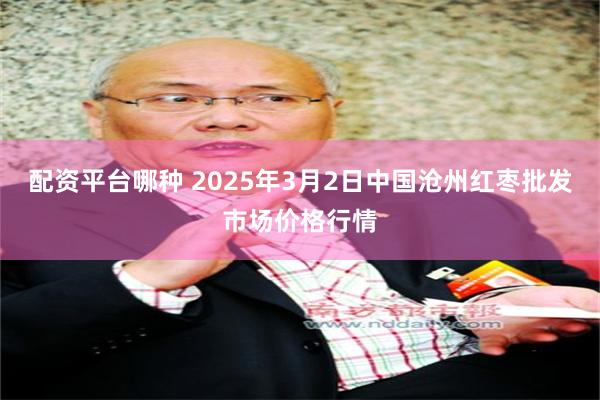 配资平台哪种 2025年3月2日中国沧州红枣批发市场价格行情